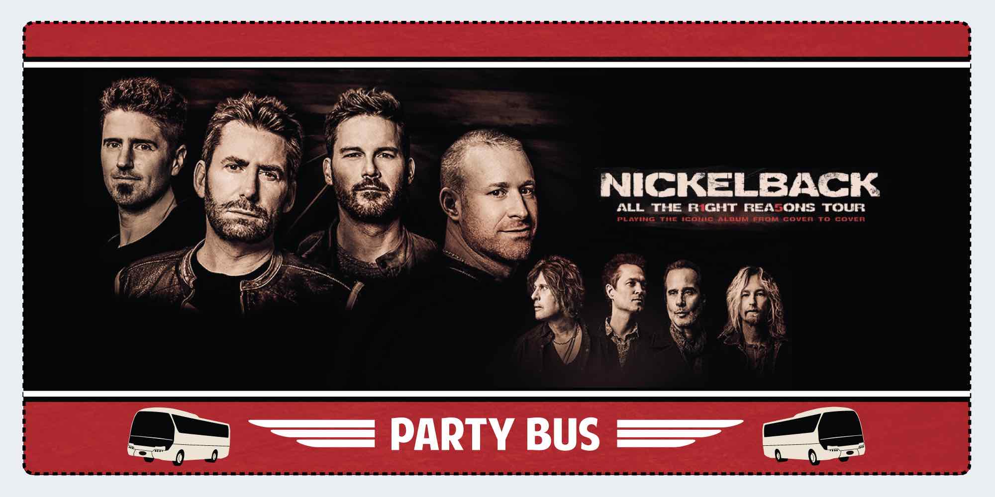 nickelback tour buses